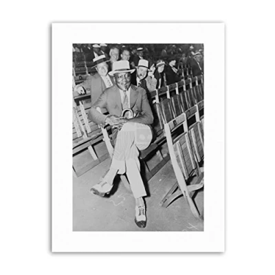 Image of Wee Blue Coo Jack Johnson Boxer Cigar Cool New Picture Vintage Canvas Art Print