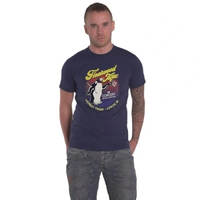Image of Rock Off officially licensed products Fleetwood Mac Wembley 2019 T Shirt XL Navy
