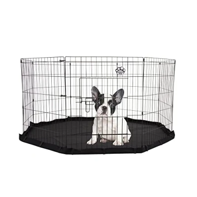 Image of Cozy Pet Large Puppy Playpen inc Water Resistant Floor for Dogs Puppies Rabbits Guinea Pigs, Play Pen Dog Cage Crate Rabbit Run PP02 + (We dont ship to The Channel Isles or of Scilly)