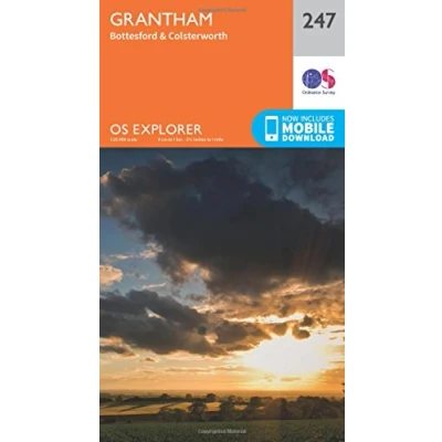 Image of Explorer 247 Grantham Map With Digital Version