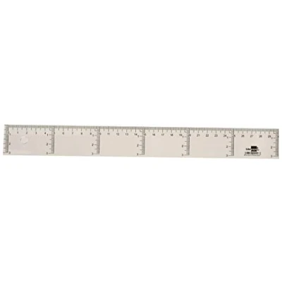 Image of liderpapel 920426 Horizontal Vertical Scale Ruler 30 cm , Transparent