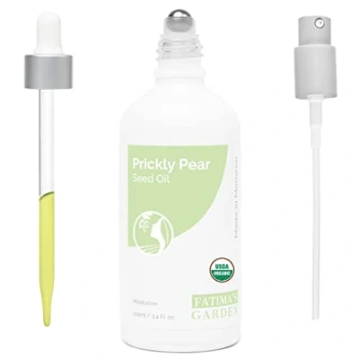 Image of Fatima&#039;s Garden Prickly Pear Seed Oil Organic Anti Aging Serum, 100ml