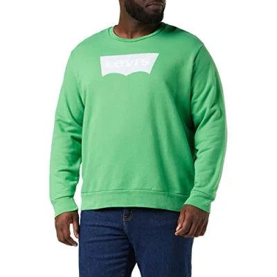 Image of Levi&#039;s Men&#039;s Standard Graphic Crew Sweatshirt Batwing Peppermint (0) S