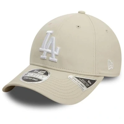 Image of New Era 9FORTY Stretch SNAP Unisex Cap, Size: One Size, Stone/white