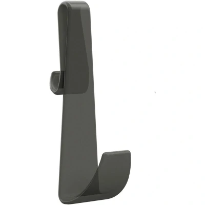 Image of Smoked Black Shower Enclosure Hook for Showers Without Frames ACC006 Nuie