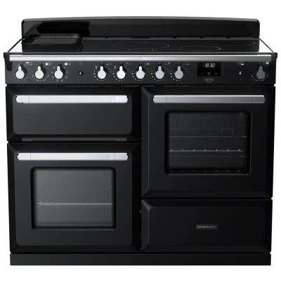 Image of Rangemaster Estel Deluxe ESDLO110EIPGBL/CM1 110cm Induction Range Cooker Black / Chrome