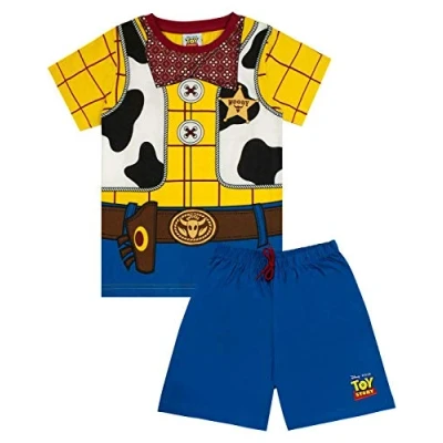 Image of Disney Pixar Toy Story Woody Costume Boy&#039;s Kids Short Pyjamas