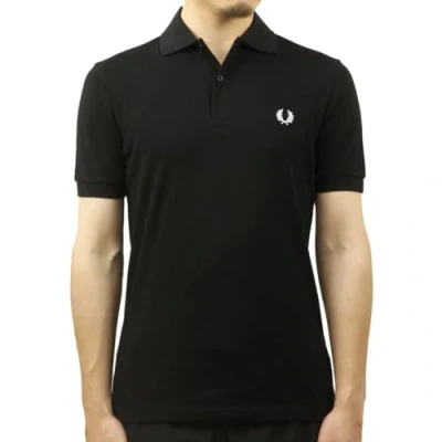 Image of Fred Perry Polo Shirt Plain Black size XXL