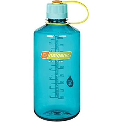 Image of Nalgene Tritan 32 oz Narrow Mouth BPA Free Water Bottle, Cerulean
