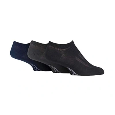 Image of Permacool SockShop Evaporation Cooling TRAINER Socks, for frier, cooler feet 4 Colours, Sizes UNISEX (Black/Charcoal/Navy, uk 6 8 1/2 eur 39 42)