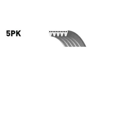 Image of 96046101, 96046105, 96161327 V ribbed belt GATES Micro 5PK1390 1390mm 5 HYUNDAI: H 1 / i800 Travel, Santa Fe I, KIA: SORENTO