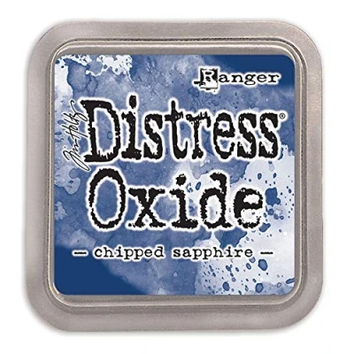 Image of Ranger Tim Holtz TDO55884 Distress Oxide Ink Pad Chipped Sapphire,Blue,Medium