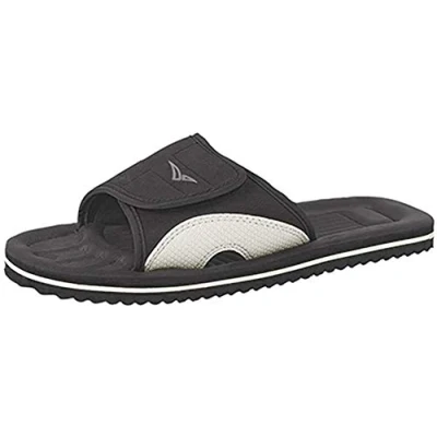 Image of PDQ Men&#039;s Surfer Beach Mules, Black, 9 UK
