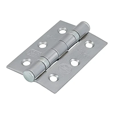 Image of 5x TIMCO Grade 7 Fire Door Hinges Satin Chrome 334654