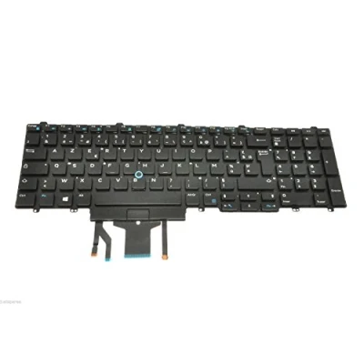Image of Dell Latitude E5550 E5570 5580 5590 Precsion 3510 7510 French AZERTY Backlit Keyboard WCKVN