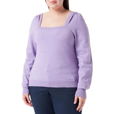 Image of nolie Women&#039;s Knitted Jumper, Light Purple, XL/XXL