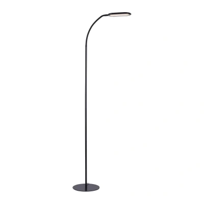 Image of Kelly Task Floor Lamp Black 1x 7W LED 3000 6000K Dimmable