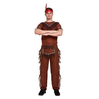 Image of Mens Native American Man Fancy Dress Costume