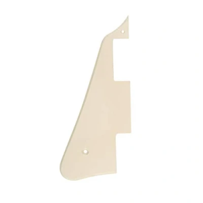 Image of Musiclily Pro Left Handed Plastic Guitar Pickguard for 2006 Present Modern Style Epiphone Les Paul Guitar, 1Ply Cream