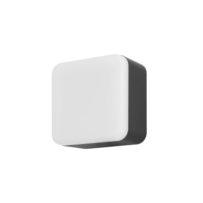 Image of Tilt LED Outdoor Flush Wall Lamp Urban grey, Opal, Neutral White 4000K, IP44