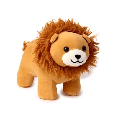 Image of Puckator Lion with Plush Mane Door Stop Stoppers Stops Indoors Wedge Stoper Accessories Peel Home Office Doorstops Doorstopper for Kids Improvement
