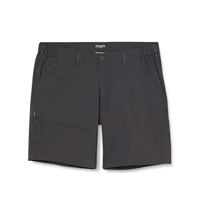 Image of Craghoppers Mens Kiwi Pro Hiking Shorts, Dark Lead, 42W EU