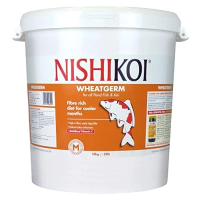 Image of Nishikoi Wheatgerm Complete Food for Koi and Pond Fish Medium Pellets 10kg