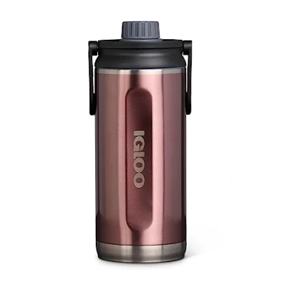 Image of Igloo, 36 OZ Stainless Steel, Twist ‘n’ Chug Bottle, Flamingo