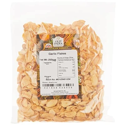 Image of Old India Garlic Flakes 250g