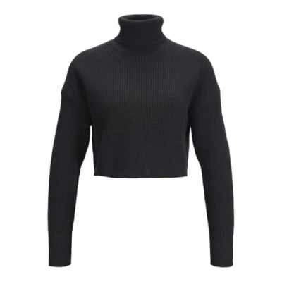 Image of JJXX Women&#039;s Jxliv Twist Crop High Neck Knit Sn Jumper, Schwarz, S