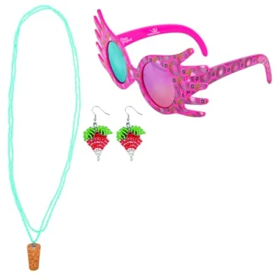 Image of Cinereplicas Harry Potter Trio of Luna Lovegood with Ghosts, Radish Earrings and Cork Necklace Officially Licensed