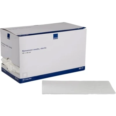 Image of ABENA Gauze Pads 100 in A Pack 10x20cm Wound Dressings Soft, Absorbent Non Sterile for Dressing. Wounds. Adhesive