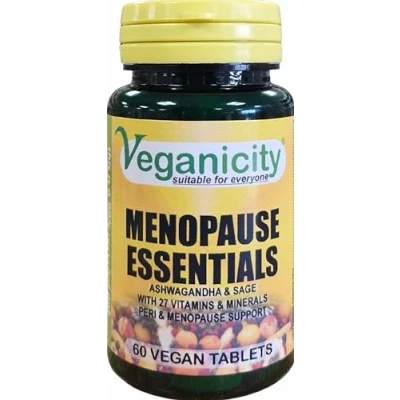 Image of Veganicity Menopause Essentials : Women&#039;s Health Supplement 60 Tablets, in a Planet Friendly 99% Recycled Pot