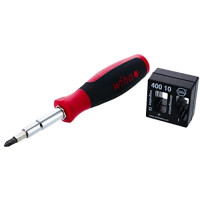 Image of Wiha 77891 11inOne Multi Driver with SoftFinish Handle &amp; 40010 Magnetizer Demagnetizer