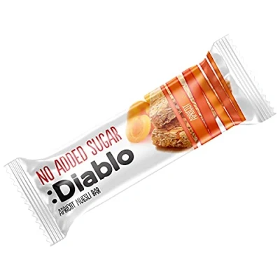 Image of Diablo Apricot Muesli Bar No Added Sugar Sweetened with Maltitol Breakfast Bars Diabetic Friendly 30g (Pack Of 1)