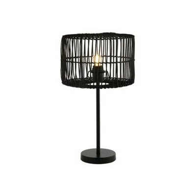 Image of Xanthi E27 Max 40W Rattan, Iron Matterial Black On/Off Switch