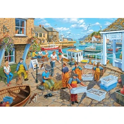 Image of Ravensburger A Fisherman&#039;s Life 1000 Piece Jigsaw Puzzles for Adults and Kids Age 12 Years Up