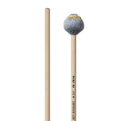 Image of Vic FIrth Signature Series Marimba and Vibraphone Mallets M227 Ney Rosauro Keyboard Hard Grey