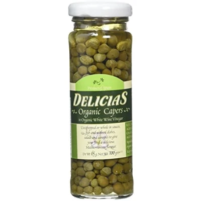Image of Delicias Capers in White Wine Vinegar, 100 g