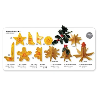 Image of JEM 3D Christmas Cutters Set, 7 Piece