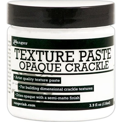 Image of Ranger Opaque Crackle Texture Paste, Transparent,5.9 x 5.9 6.3 cm