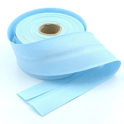 Image of Craft Cult Extra Wide 60mm Plain Bias Binding Tape 25 Metre Roll (41 Baby Blue)