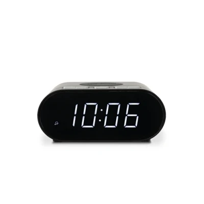 Image of Roberts Ortus Charge FM Radio Controlled Clock Black