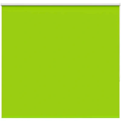 Image of vidaXL Roller Blind Blackout Leaves Green 160x130 cm Fabric Width 156.6 Polyester