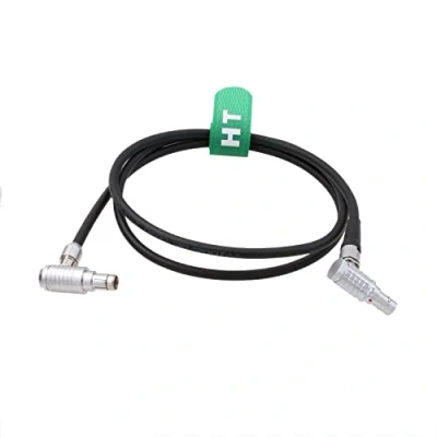 Image of HangTon Right Angle 90 degree RS 3 Pin to 0B 2 24V Power Cable for Teradek Bond Bolt, Preston MDR3 Motor, ARRI Alexa Camera, Tilta Rig, CineTape (R2P RF3) 36&#039;&#039;
