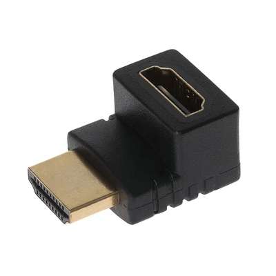Image of Maplin 90 Degree Fixed Angle HDMI Male to Female Adapter