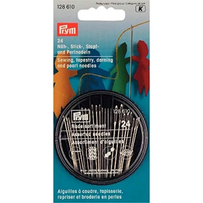 Image of Prym Silver Darning Pearl Embroidery Sewing Needles 1 Unit