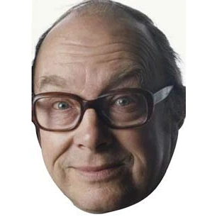 Image of FoxyPrinting Eric Morecambe Tv Star Celebrity Cardboard Party Face Mask Fancy Dress