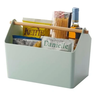 Image of Yamazaki Tool Box, Polypropylene Wood, Blue, One Size