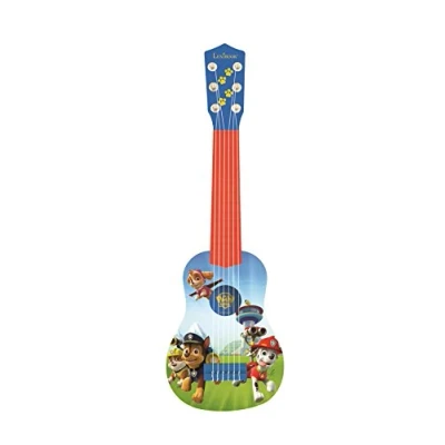 Image of LEXIBOOK Paw Patrol Chase My first guitar, 6 nylon strings, 53 cm, guide included, Blue / Red, K200PA, 21 Inch